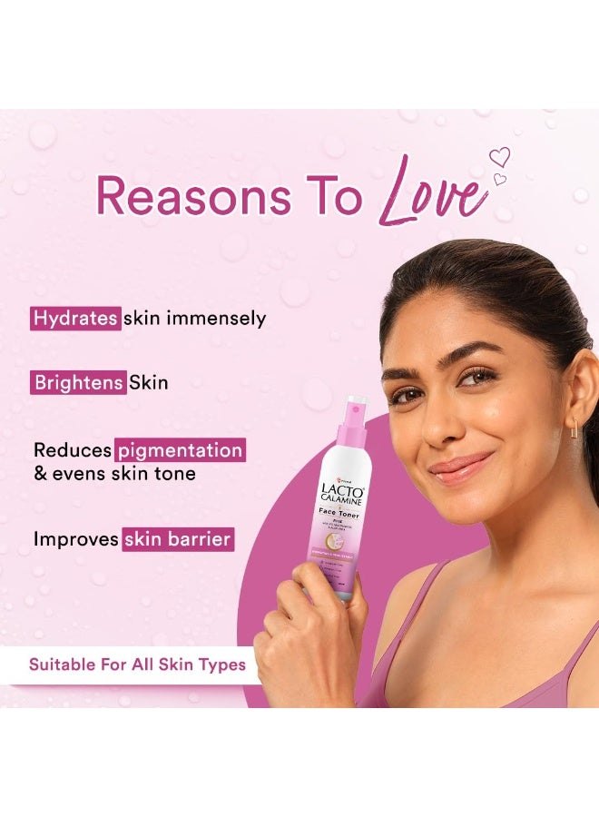 Lacto Calamine Rose Water Toner For Glowing Skin | 120ml | Gulab Jal Face Toner | Rosewater with Aloe Vera & 2% Niacinamide | Cleanses, Hydrates & Moisturises Skin | No Sulphate, Alcohol, & Parabens - Image 4